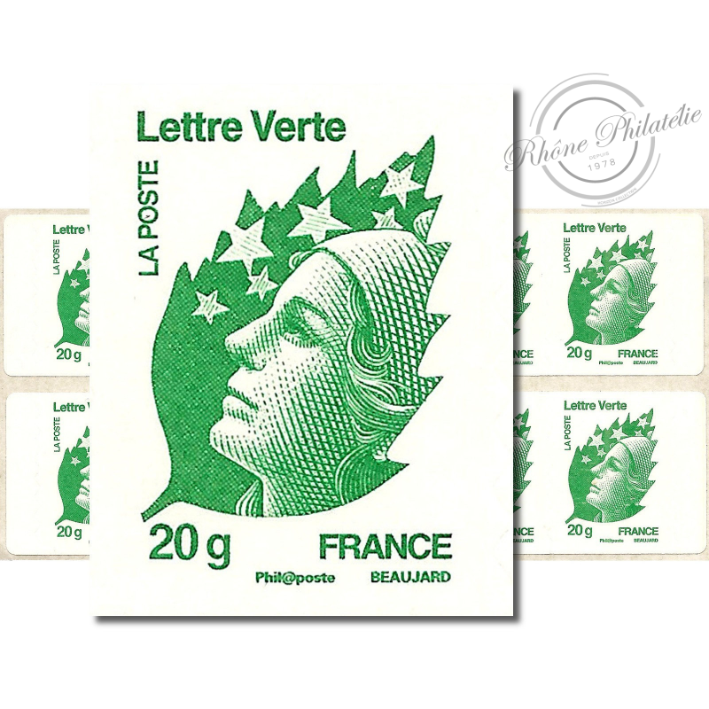 Prix D'un Carnet De Timbre Vert