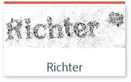 signature de l'expert Richter sur les timbres de collection, estampille