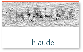 signature de l'expert Thiaude sur les timbres de collection