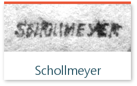 signature de l'expert Schollmeyer sur les timbres de collection